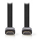 Câble HDMI NEDIS Câble HDMI plat haute vitesse avec Ethernet Noir (1.5 mètre) - Autre vue