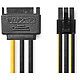Câble d'alimentation NEDIS Adaptateur d'alimentation SATA vers PCI-E 6 Broches - Autre vue