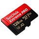 Carte mémoire SanDisk Extreme Pro microSDXC UHS-I U3 V30 A2 128 Go + Adaptateur SD - Autre vue