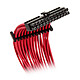 Câble d'alimentation BitFenix Alchemy - Extension Cable Kit - rouge - Autre vue