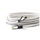 Câble RJ45 Cable RJ45 Cat 8.1 S/FTP (blanc) - 1 m - Autre vue