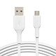 Adaptateurs et câbles Câble USB-A vers Micro-USB (blanc) - 1 m - Autre vue