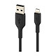 Adaptateurs et câbles Câble USB-A vers Lightning MFI (noir) - 1 m - Autre vue