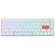 Clavier PC Ducky Channel One 2 SF RGB - Blanc - Cherry MX Red - Autre vue