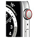 Montre connectée Apple Watch Series 6 Acier inoxydable (Argent - Bracelet Milanais Argent) - Cellular - 44 mm - Autre vue