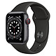 Montre connectée Apple Watch Series 6 Aluminium (Gris sidéral - Bracelet Sport Noir) - Cellular - 40 mm - Autre vue