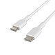 Adaptateurs et câbles Belkin Câble USB-C vers USB-C (Blanc), 1 m - Autre vue