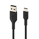 Adaptateurs et câbles Belkin Câble USB-A vers USB-C (noir) - 1 m - Autre vue