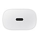 Chargeur Samsung - Adaptateur secteur USB-C EP-TA800NWEGEU 25 W (blanc) - Autre vue