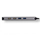 Câble USB Générique Station d'accueil USB-C multi-ports 10 en 1 avec HDMI/DisplayPort + Power Delivery 60W - Autre vue