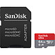 Carte mémoire SanDisk Ultra microSD UHS-I U1 64 Go + Adaptateur SD (SDSQUA4-064G-GN6IA) - Autre vue