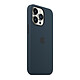 Coque et housse Apple Coque en silicone avec MagSafe pour iPhone 13 Pro - Bleu abysse - Autre vue