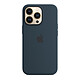 Coque et housse Apple Coque en silicone avec MagSafe pour iPhone 13 Pro - Bleu abysse - Autre vue