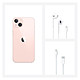 Smartphone et téléphone mobile Apple iPhone 13 (Rose) - 256 Go - Autre vue