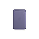 Coque et housse Apple Porte-cartes en cuir avec MagSafe pour gamme iPhone 13  - Glycine - Autre vue