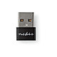Câble USB Nedis Adaptateur USB 2.0 USB-A vers USB-C - Noir - Autre vue