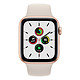 Montre connectée Apple Watch SE Aluminium (Or - Bracelet Sport Lumière Stellaire) - GPS - 44 mm - Autre vue