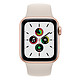 Montre connectée Apple Watch SE Aluminium (Or - Bracelet Sport Lumière Stellaire) - Cellular - 40 mm - Autre vue
