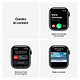 Montre connectée Apple Watch Series 7 Aluminium (Minuit - Bracelet Sport Minuit) - GPS - 41 mm - Autre vue