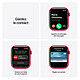 Montre connectée Apple Watch Series 7 Aluminium ((PRODUCT)RED - Bracelet Sport (PRODUCT)RED) - GPS - 45 mm - Autre vue Montre connectée Apple Watch Series 7 Aluminium ((PRODUCT)RED - Bracelet Sport (PRODUCT)RED) - GPS - 45 mm - Autre vue