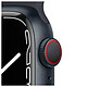 Montre connectée Apple Watch Series 7 Aluminium (Minuit - Bracelet Sport Minuit) - Cellular - 41 mm - Autre vue