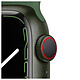 Montre connectée Apple Watch Series 7 Aluminium (Vert - Bracelet Sport Vert) - Cellular - 41 mm - Autre vue
