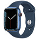 Montre connectée Apple Watch Series 7 Aluminium (Bleu- Bracelet Sport Bleu) - Cellular - 45 mm - Autre vue Montre connectée Apple Watch Series 7 Aluminium (Bleu- Bracelet Sport Bleu) - Cellular - 45 mm - Autre vue