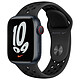 Montre connectée Apple Watch Nike Series 7 Aluminium (Minuit - Bracelet Sport Anthracite / Noir) - Cellular - 41 mm - Autre vue