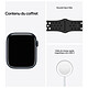 Montre connectée Apple Watch Nike Series 7 Aluminium (Minuit - Bracelet Sport Anthracite / Noir) - Cellular - 45 mm - Autre vue
