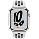 Montre connectée Apple Watch Nike Series 7 Aluminium (Lumière stellaire- Bracelet Sport Platine Pur / Noir) - GPS - 41 mm - Autre vue