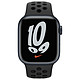Montre connectée Apple Watch Nike Series 7 Aluminium (Minuit - Bracelet Sport Anthracite / Noir) - GPS - 41 mm - Autre vue