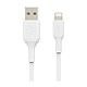 Câble USB Belkin Câble USB-A vers Lightning MFI (blanc) - 3 m - Autre vue