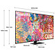 TV Samsung QE75Q80B - TV QLED 4K UHD HDR - 189 cm - Autre vue