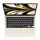 Macbook Apple MacBook Air M2 (2022) Lumière stellaire (MLY23FN/A) - Autre vue
