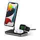 Chargeur SATECHI Stand de Charge sans fil 3-en-1 en 7.5W pour iPhone 12/13 - Gris - Autre vue