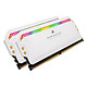 Mémoire Corsair Dominator Platinum RGB White - 2 x 16 Go (32 Go) - DDR4 3600 MHz - CL18 - Autre vue