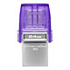 Clé USB Kingston DataTraveler microDuo 3C Gen3 64 Go - Autre vue