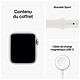 Montre connectée Apple Watch SE GPS + Cellular (2022) (Silver Aluminium - Bracelet Sport White) - Cellular - 40 mm - Autre vue