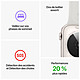 Montre connectée Apple Watch SE GPS(2022) (Starlight Aluminium - Bracelet Sport Starlight) - 40 mm - Autre vue