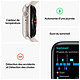 Montre connectée Apple Watch Series 8 GPS + Cellular - Acier Inoxydable Gold - Sport Band - 45 mm - Autre vue
