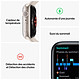 Montre connectée Apple Watch Series 8 GPS + Cellular - Acier Inoxydable Argent - Bracelet Milanais 45 mm - Autre vue