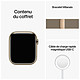 Montre connectée Apple Watch Series 8 GPS + Cellular - Acier Inoxydable Or - Bracelet Milanais 45 mm - Autre vue
