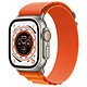 Montre connectée Apple Watch Ultra GPS + Cellular Titanium - Orange Alpine Loop - 49 mm - S  - Autre vue