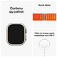 Montre connectée Apple Watch Ultra GPS + Cellular Titanium - Orange Alpine Loop - 49 mm - M - Autre vue