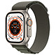 Montre connectée Apple Watch Ultra GPS + Cellular Titanium - Green Alpine Loop - 49 mm - M - Autre vue
