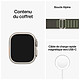 Montre connectée Apple Watch Ultra GPS + Cellular Titanium - Green Alpine Loop - 49 mm - S - Autre vue