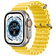Montre connectée Apple Watch Ultra GPS + Cellular Titanium - Yellow Ocean Band - 49 mm  - Autre vue