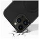 Coque et housse Akashi Coque de protection MagSafe en silicone noir- Apple iPhone 14 Pro - Autre vue