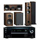 Ensemble Home-Cinéma Onkyo TX-SR494DAB Noir + Triangle Pack Elara Châtaignier - Autre vue Ensemble Home-Cinéma Onkyo TX-SR494DAB Noir + Triangle Pack Elara Châtaignier - Autre vue