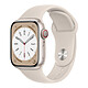 Montre connectée Apple Watch Series 8 GPS + Cellular - Aluminium Lumière stellaire - Sport Band - 41 mm - Autre vue Montre connectée Apple Watch Series 8 GPS + Cellular - Aluminium Lumière stellaire - Sport Band - 41 mm - Autre vue